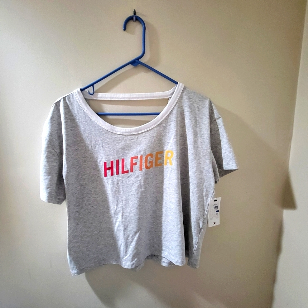 TOMMY HILFIGER SPORT NWT CROP XL WOMENS